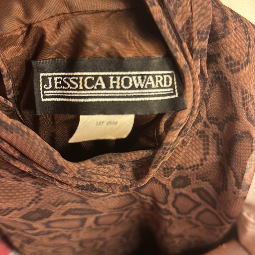 JESSICA HOWARD ANIMAL PRINT DRESS - Picture 2 of 13